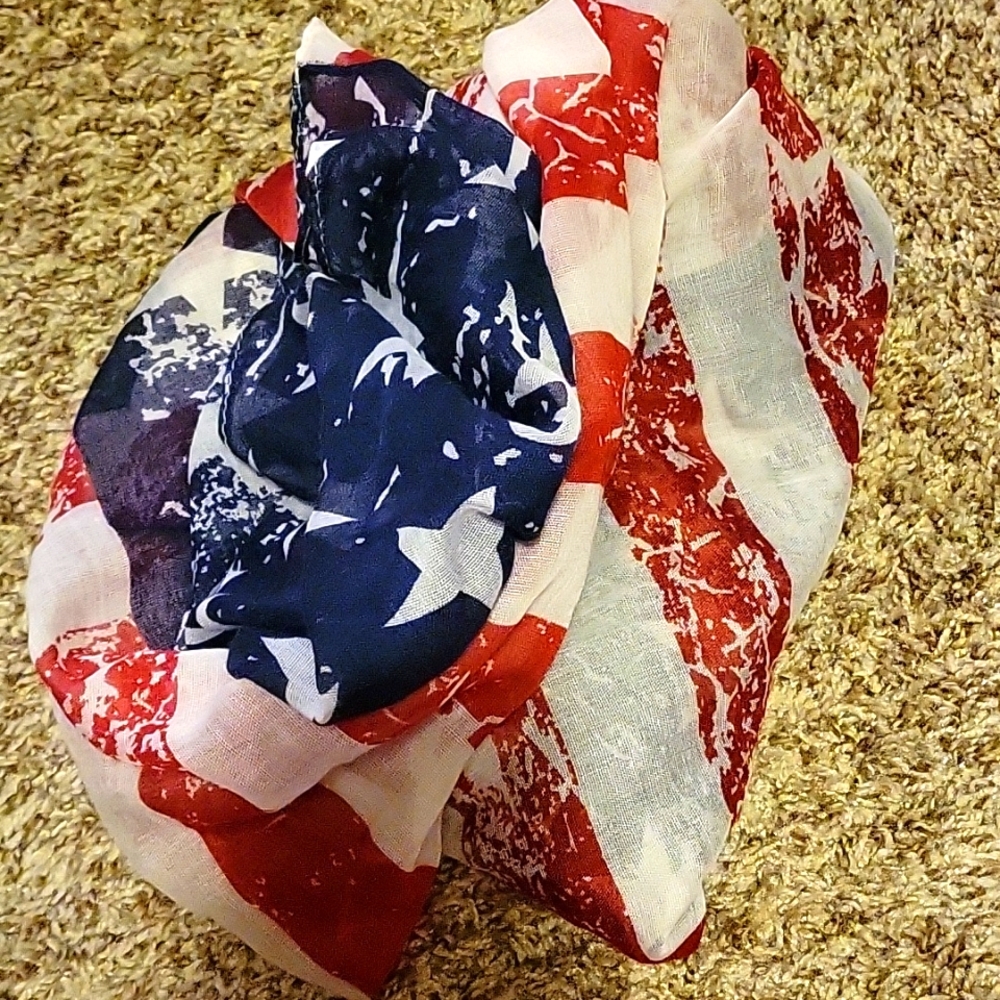American Flag Infiniti Scarf
